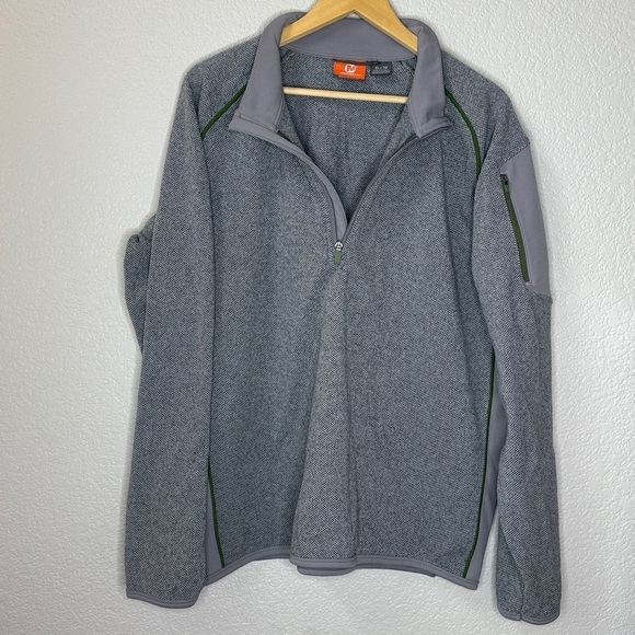 Merrell Other - Merrell Mens Quarter Zip Sweater Long Sleeve Gray size XLarge